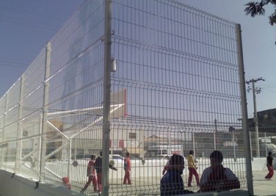 Cercado deportivo con Reja De Acero